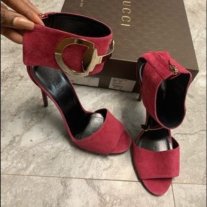 Pink Gucci Heels
